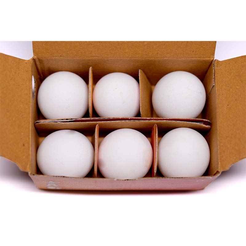 White Eggs with Orange Yolk