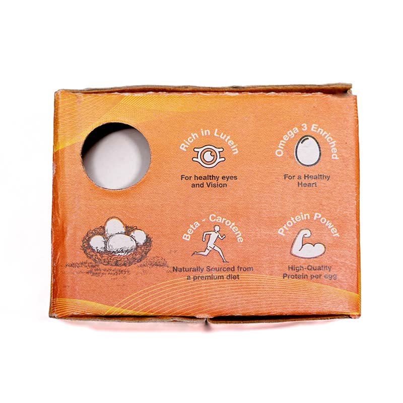 White Eggs with Orange Yolk